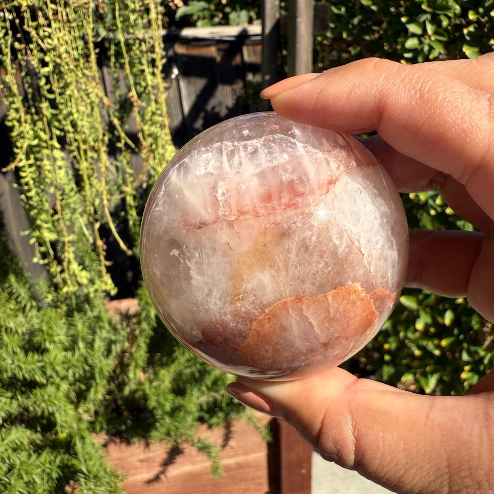 Fire Quartz Sphere